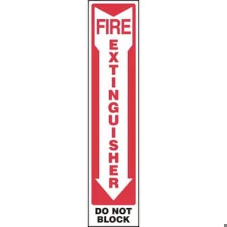 Accuform Safety Sign FIRE EXTINGUISHER DOWN SHMFXG580XT SHMFXG580XT